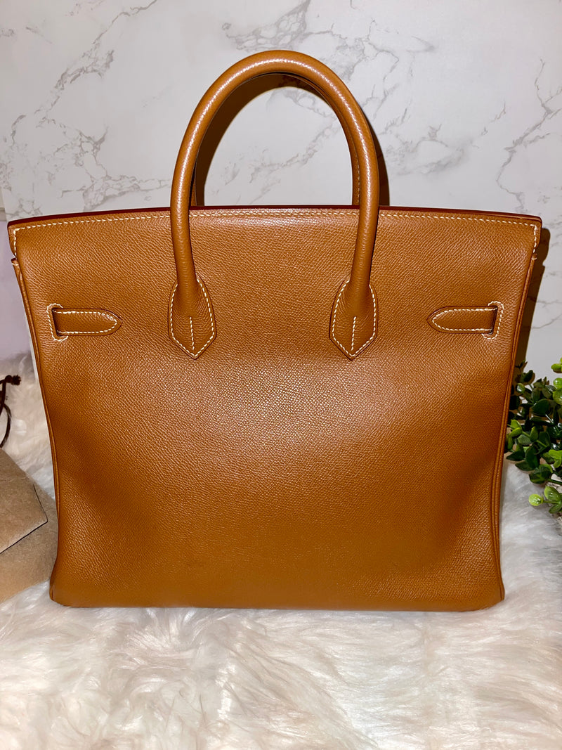 HERMES Birkin 30 Gold Epsom