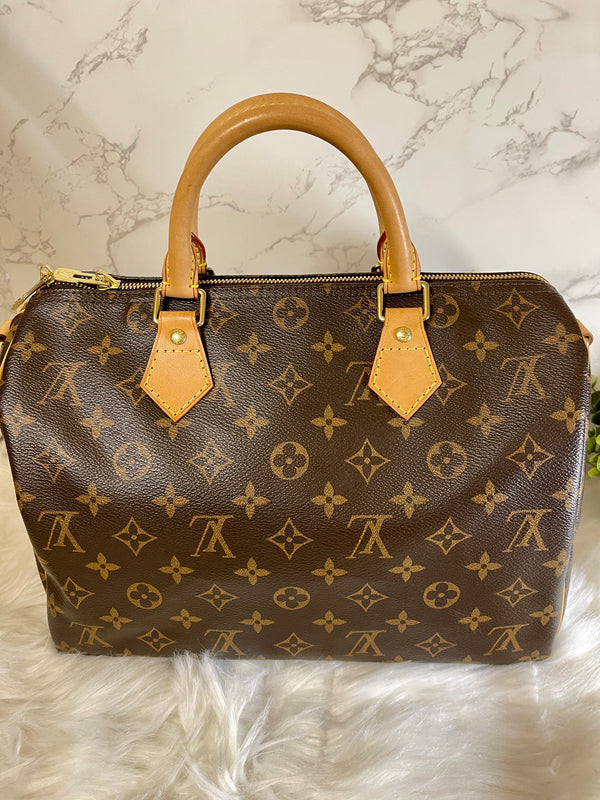 LOUIS VUITTON Monogram Canvas Speedy Bandouliere 30