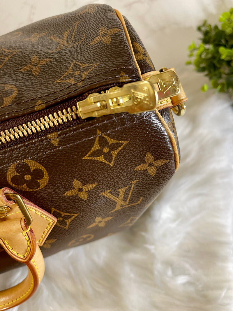 LOUIS VUITTON Monogram Canvas Speedy Bandouliere 30