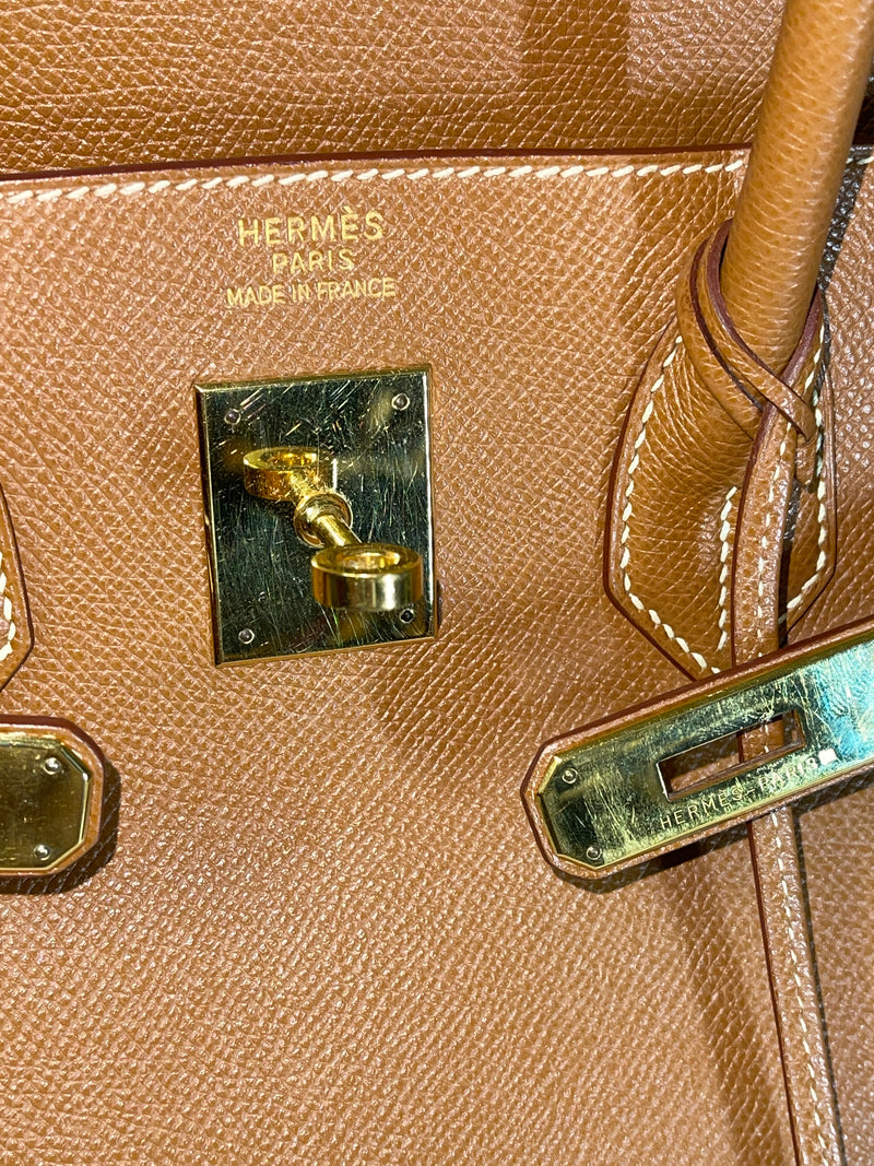 HERMES Birkin 30 Gold Epsom