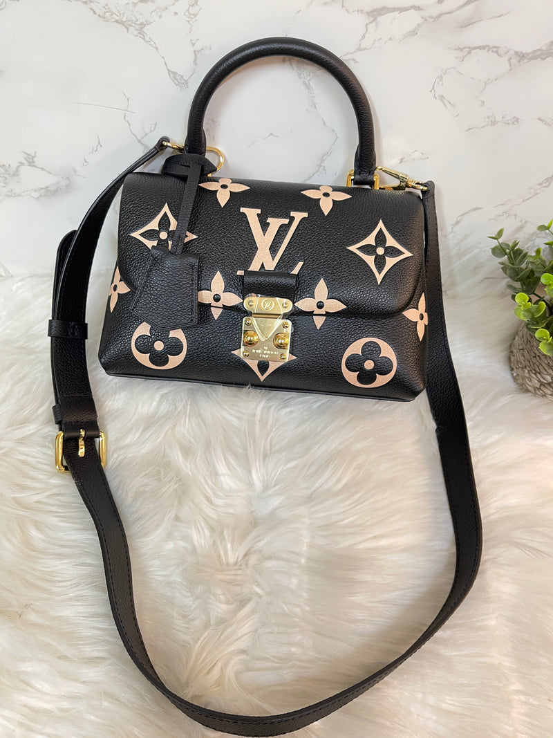 LOUIS VUITTON Bi-Color Monogram Empreinte Leather Madeline BB ( Brand New!! )