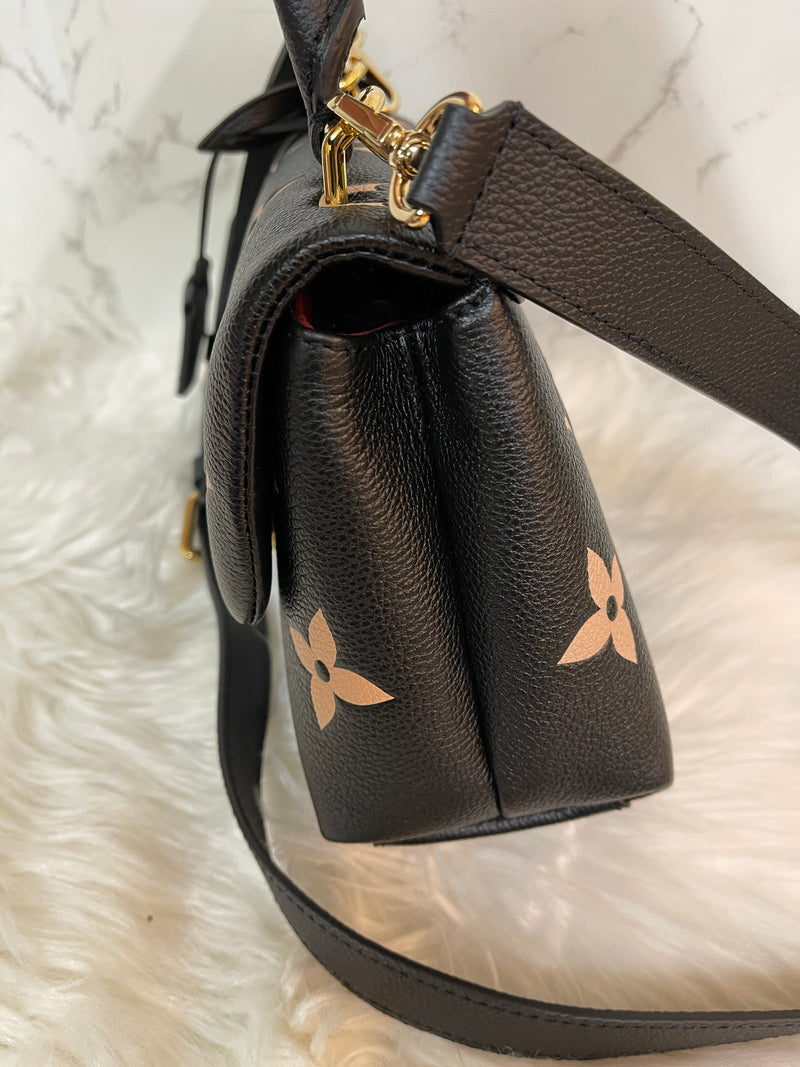 LOUIS VUITTON Bi-Color Monogram Empreinte Leather Madeline BB ( Brand New!! )