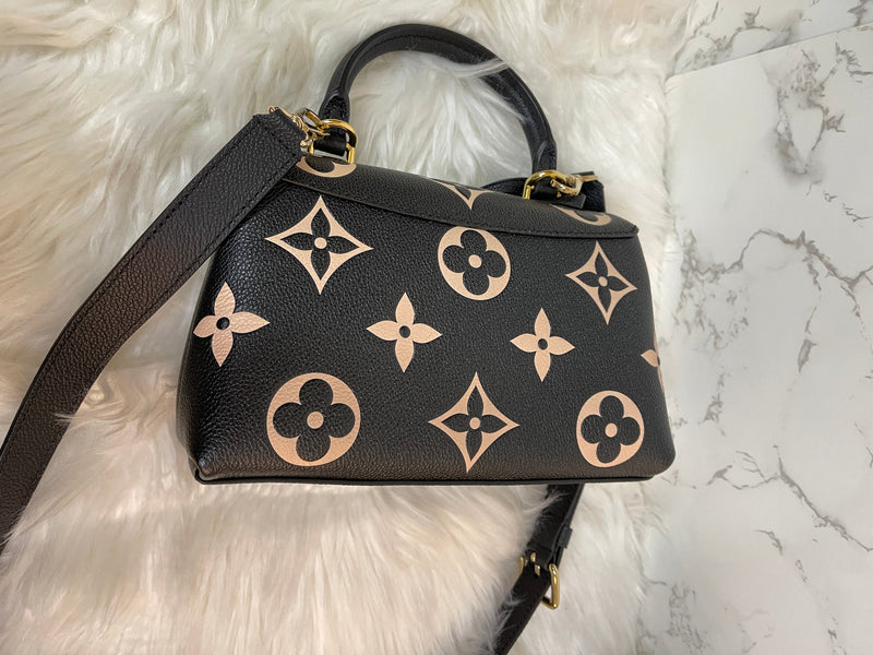 LOUIS VUITTON Bi-Color Monogram Empreinte Leather Madeline BB ( Brand New!! )