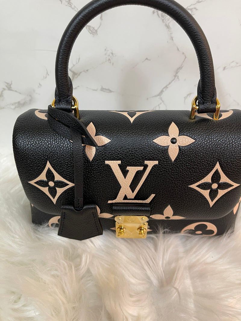 LOUIS VUITTON Bi-Color Monogram Empreinte Leather Madeline BB ( Brand New!! )