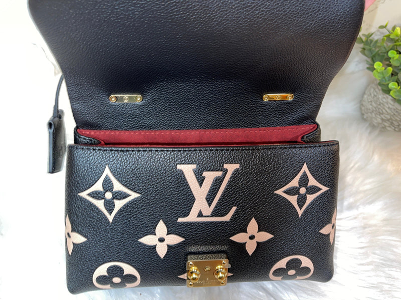 LOUIS VUITTON Bi-Color Monogram Empreinte Leather Madeline BB ( Brand New!! )