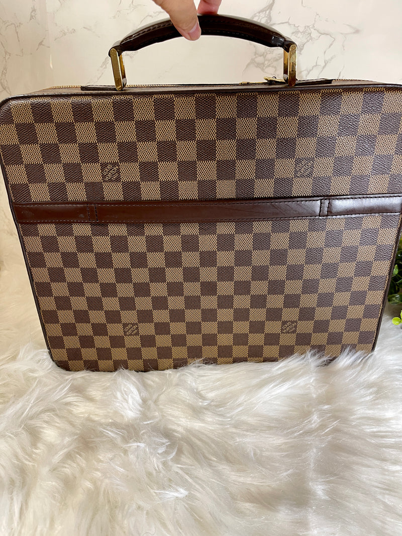 LOUIS VUITTON Damier Canvas Porte Ordinateur Sabana Laptop Bag