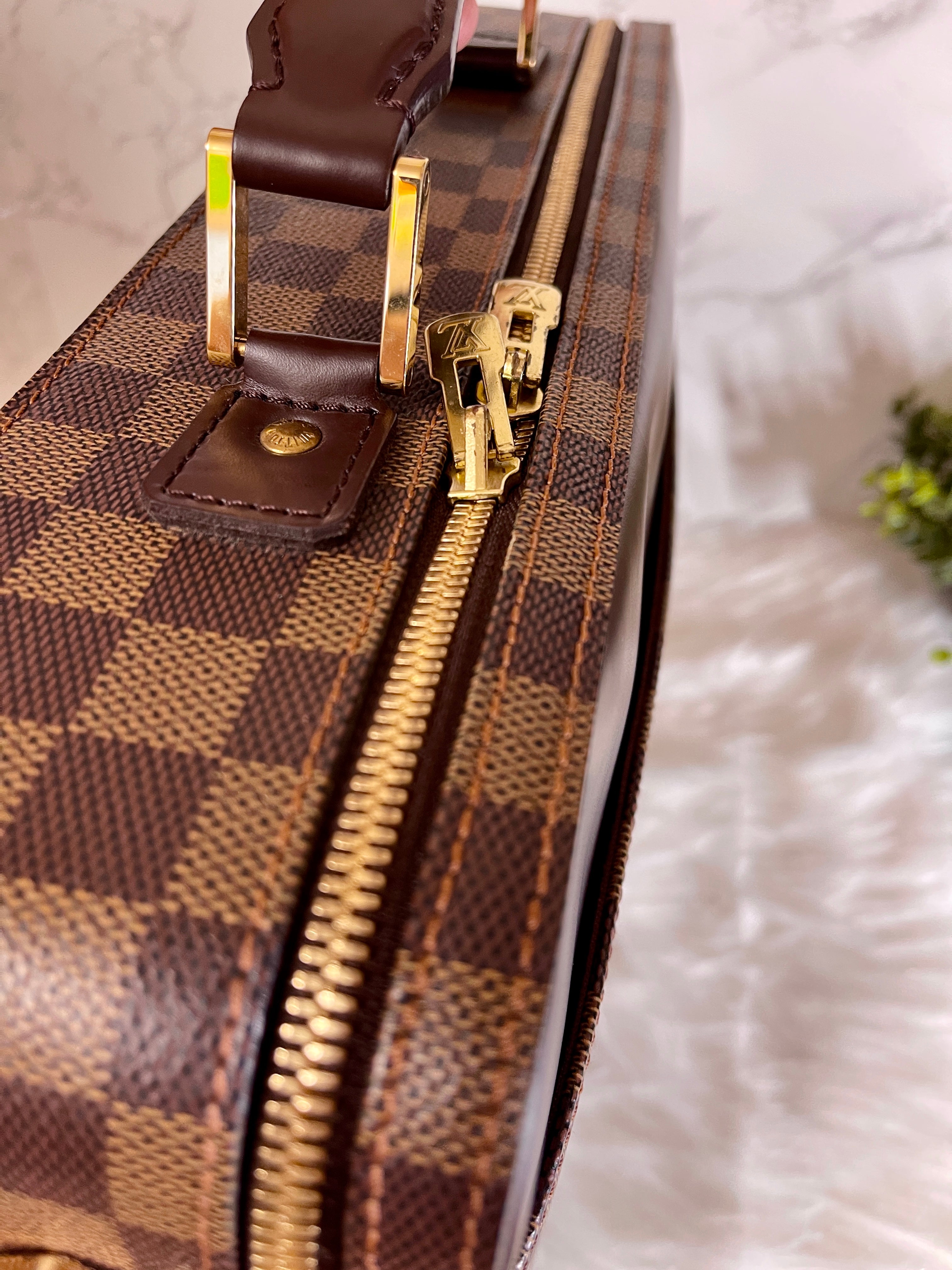 Louis Vuitton Damier Ebene Porte-Ordinateur Sabana – My Haute