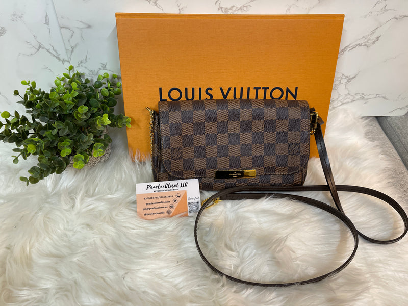 LOUIS VUITTON Damier Ebene Favorite PM