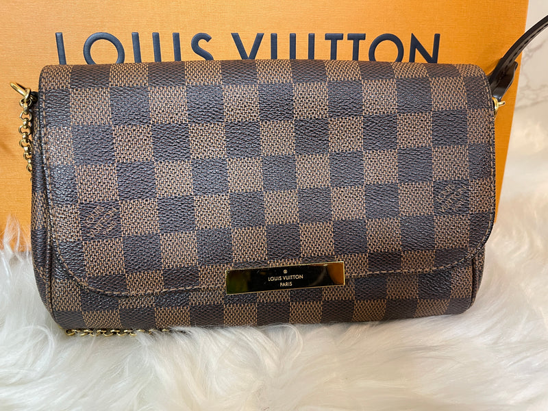 LOUIS VUITTON Damier Ebene Favorite PM