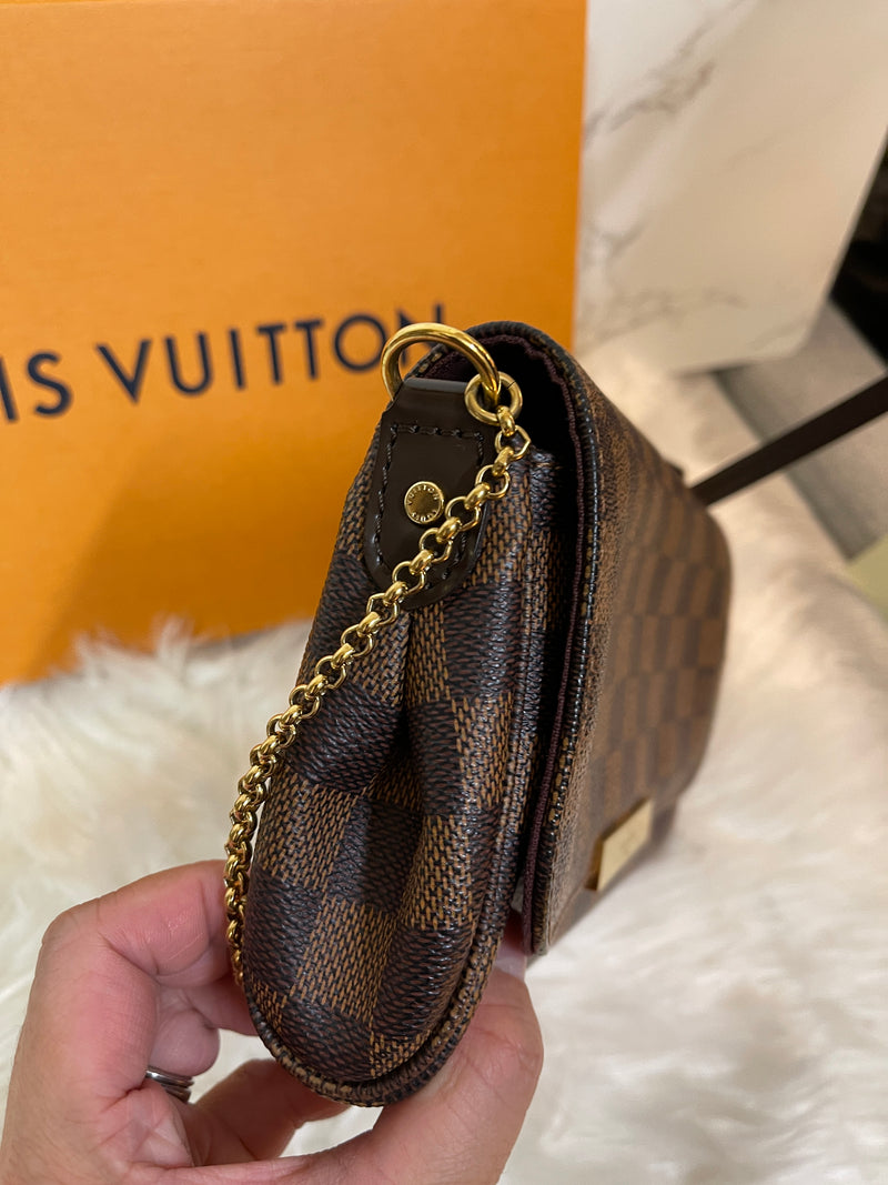 LOUIS VUITTON Damier Ebene Favorite PM