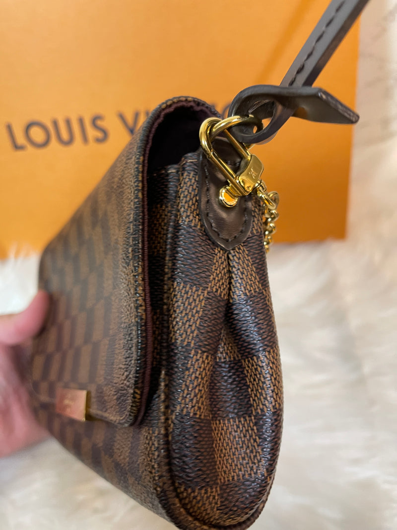 LOUIS VUITTON Damier Ebene Favorite PM