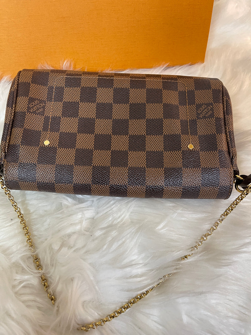 LOUIS VUITTON Damier Ebene Favorite PM