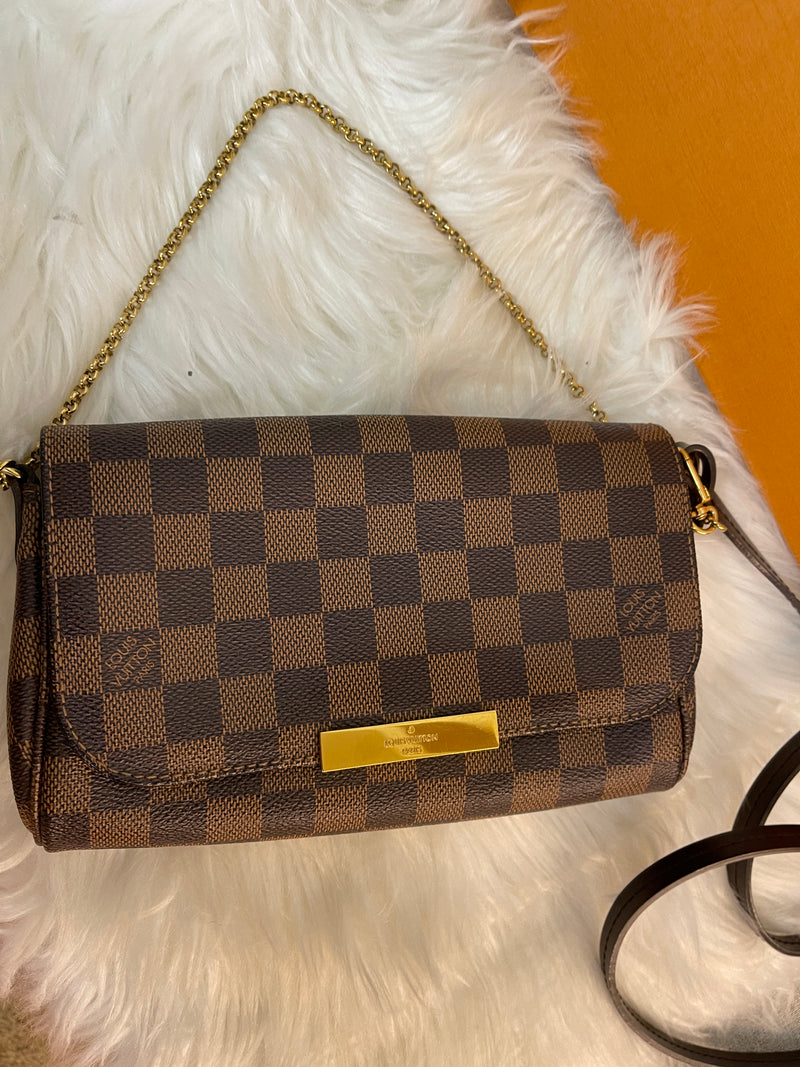 LOUIS VUITTON Damier Ebene Favorite PM