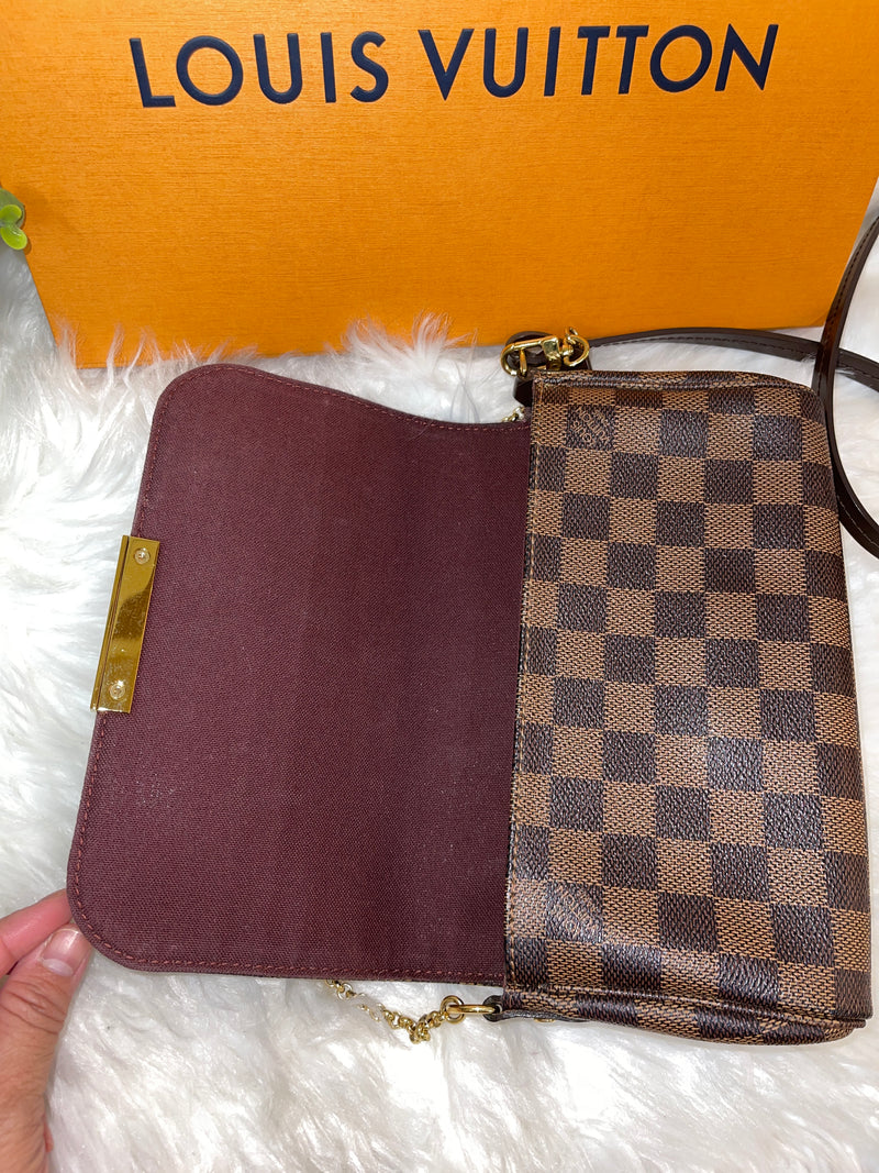 LOUIS VUITTON Damier Ebene Favorite PM