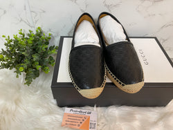 GUCCI Signature Leather Espadrilles