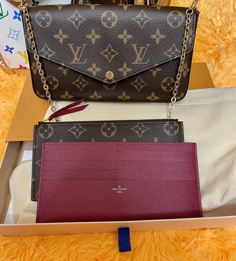 LOUIS VUITTON Pochette Felicie Monogram