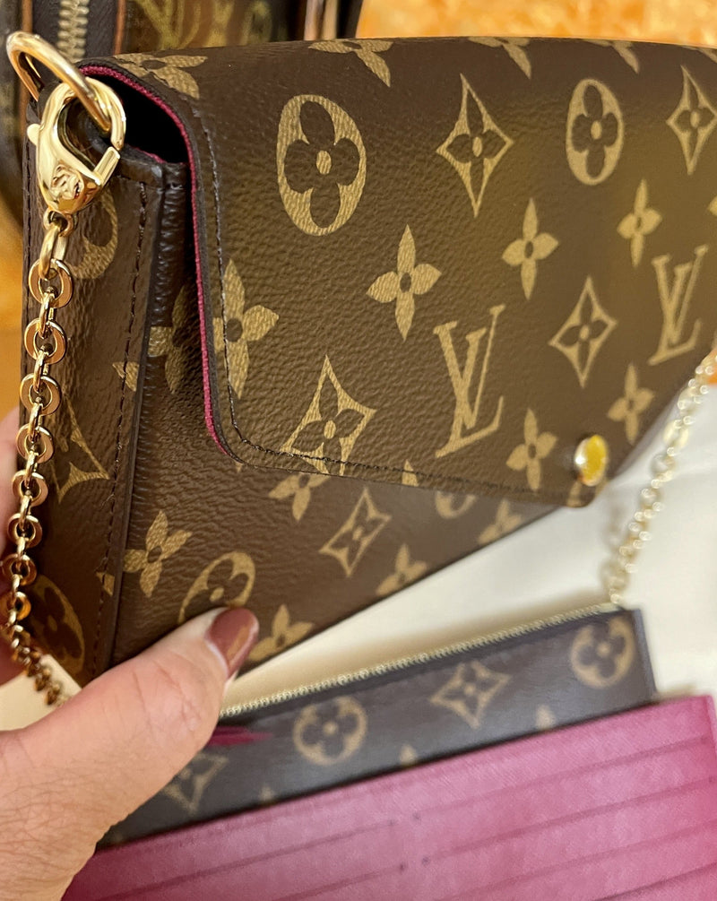 LOUIS VUITTON Pochette Felicie Monogram