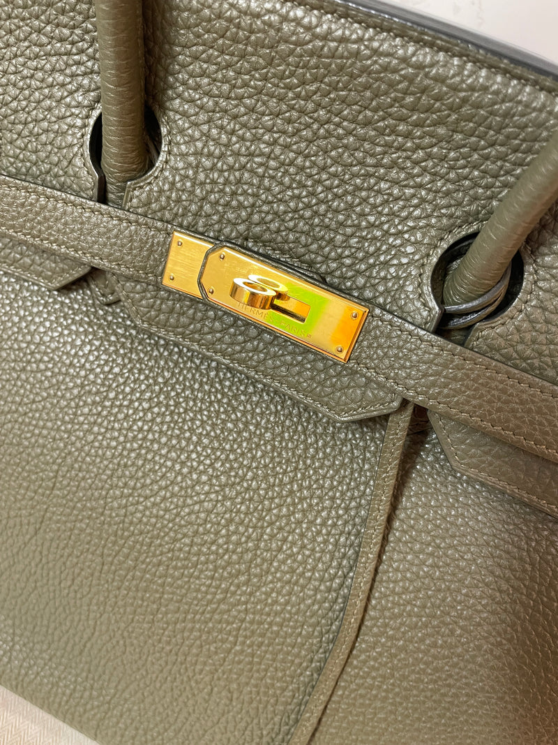 HERMES Birkin 35 Togo Gold Hardware