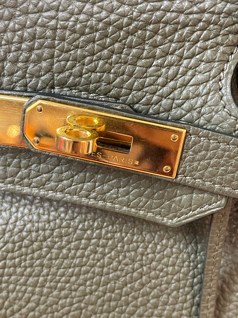 HERMES Birkin 35 Togo Gold Hardware