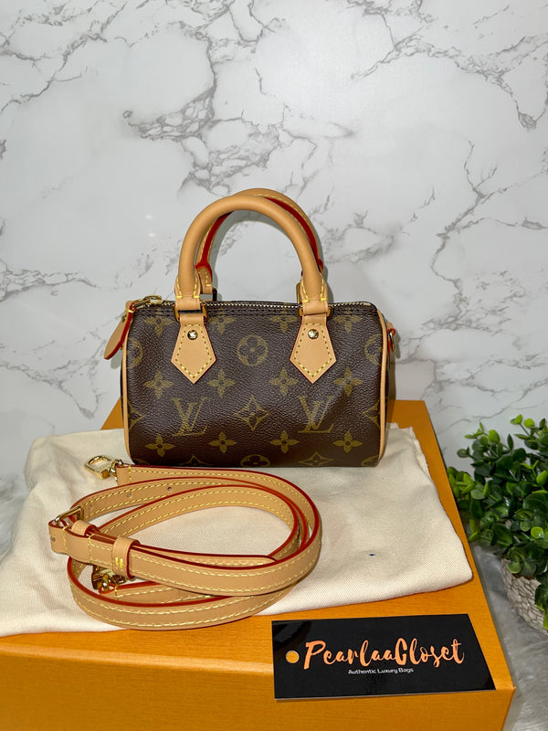 LOUIS VUITTON Speedy Nano Monogram