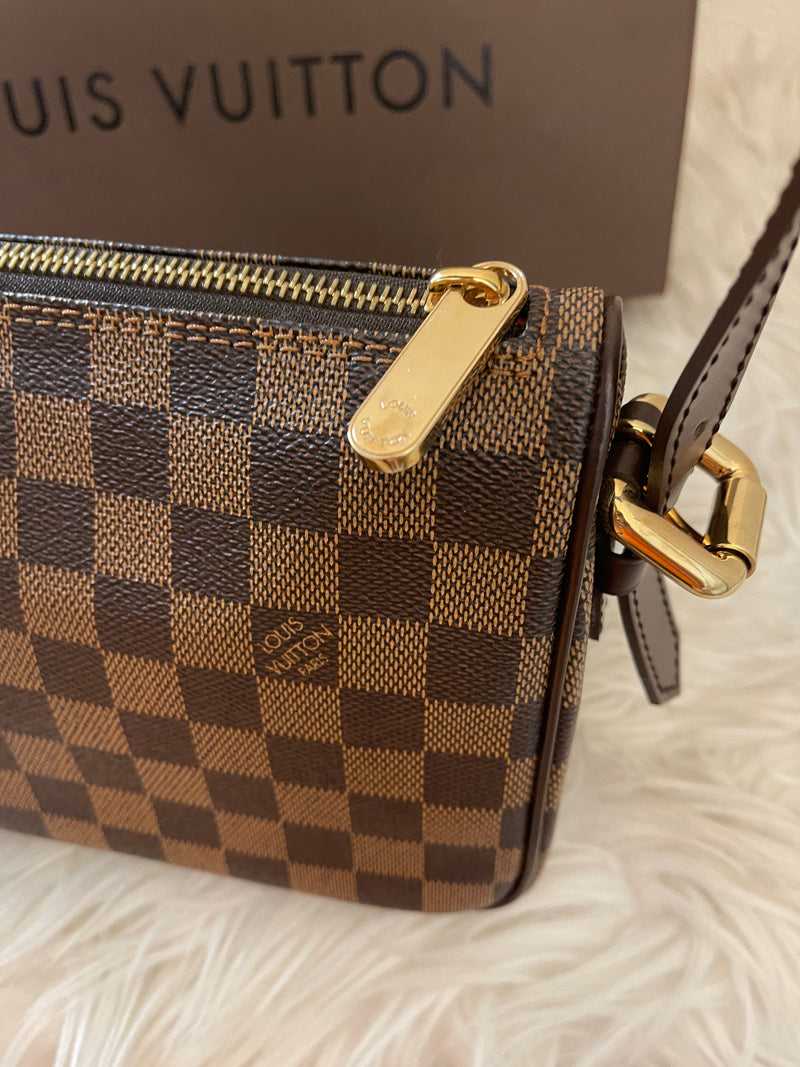 LOUIS VUITTON Damier Ebene Canvas Ravello GM