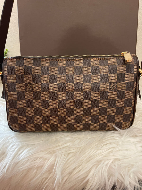 LOUIS VUITTON Damier Ebene Canvas Ravello GM