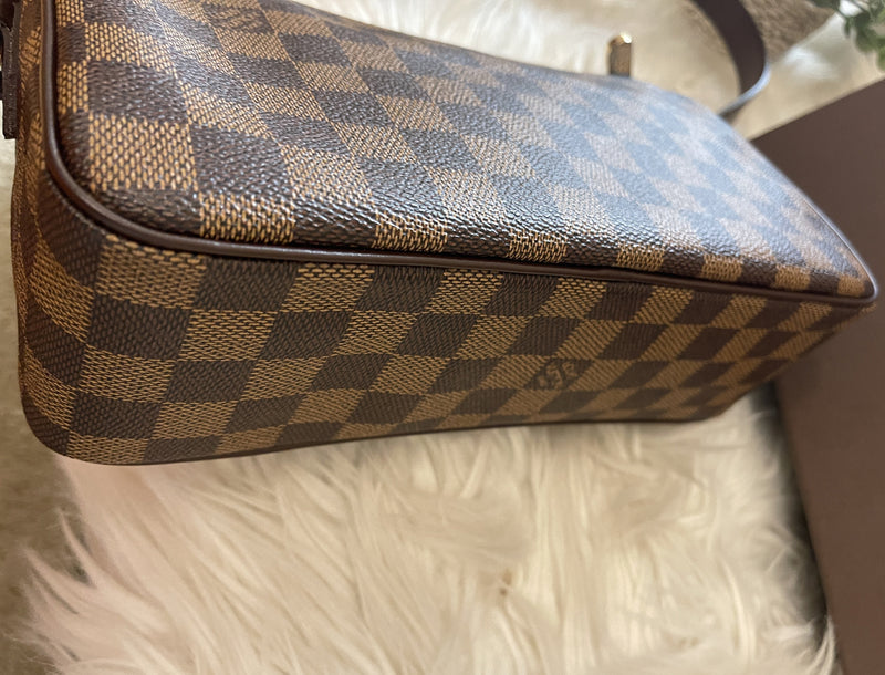 LOUIS VUITTON Damier Ebene Canvas Ravello GM