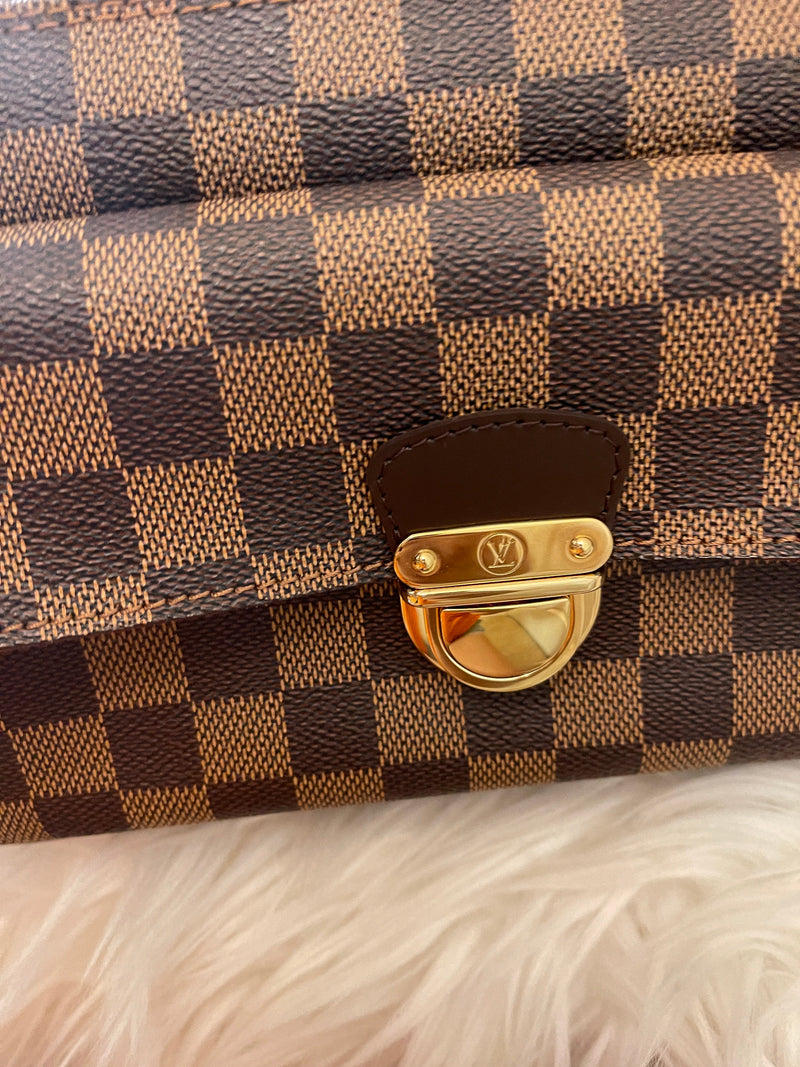 LOUIS VUITTON Damier Ebene Canvas Ravello GM