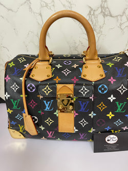 LOUIS VUITTON Speedy 30 Multi-Color Monogram (ITEM556)