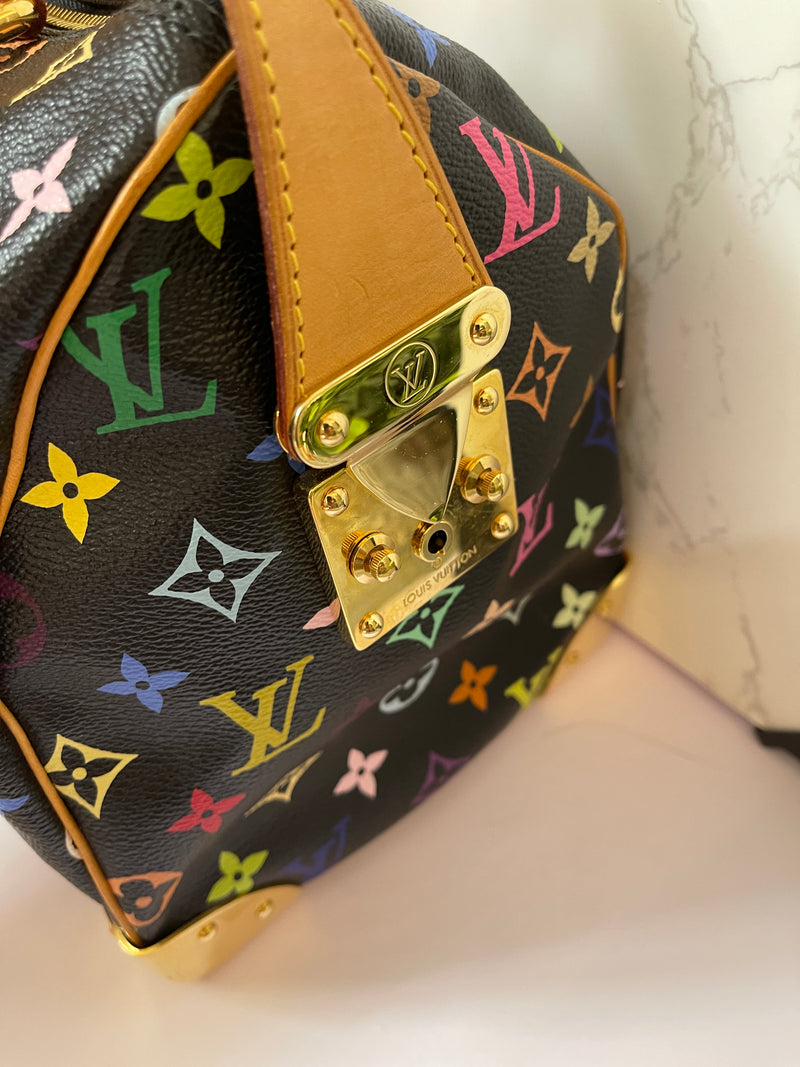 LOUIS VUITTON Speedy 30 Multi-Color Monogram (ITEM556)