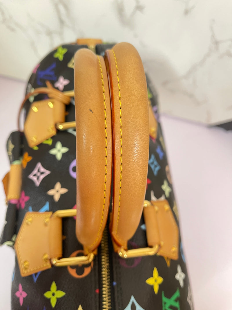 LOUIS VUITTON Speedy 30 Multi-Color Monogram (ITEM556)