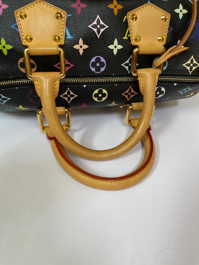 LOUIS VUITTON Speedy 30 Multi-Color Monogram (ITEM556)