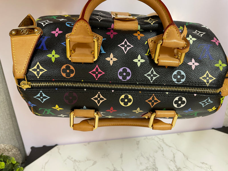 LOUIS VUITTON Speedy 30 Multi-Color Monogram (ITEM556)