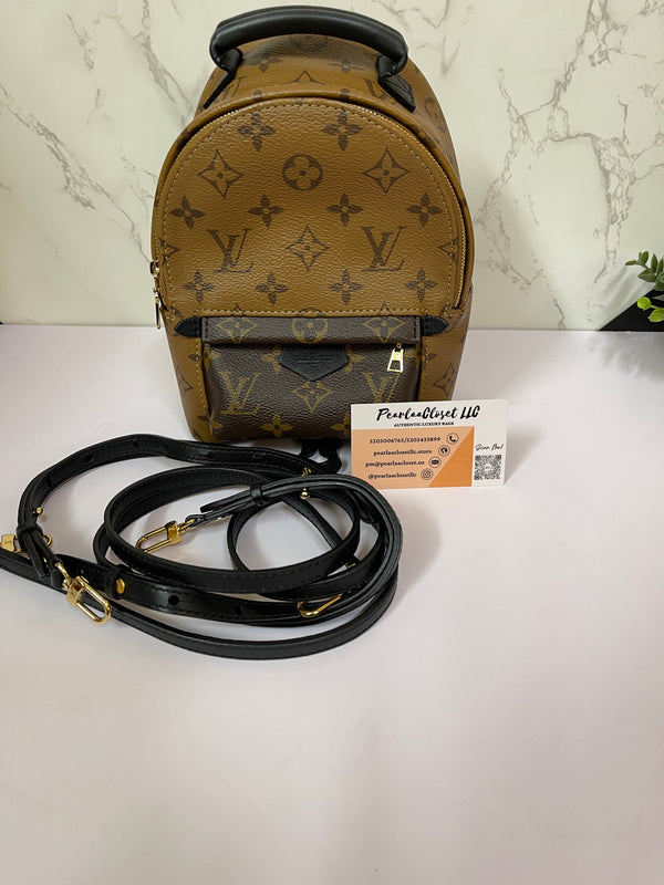 LOUIS VUITTON Mini Palm Spring Reverse Monogram