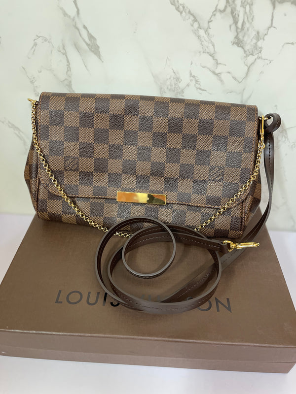 LOUIS VUITTON Favorite Damier Ebene MM