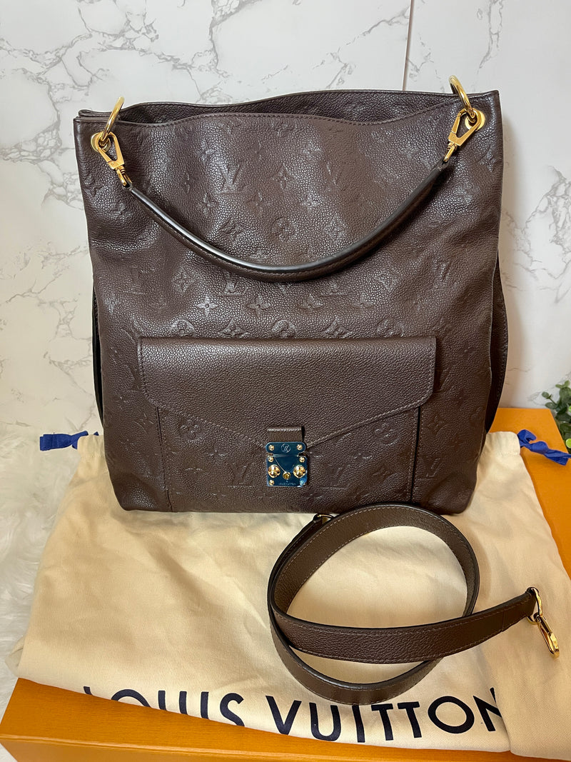 LOUIS VUITTON Metis Hobo Empreinte Leather (New Repair)