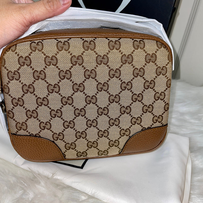 GUCCI Bree Camera Bag Brown