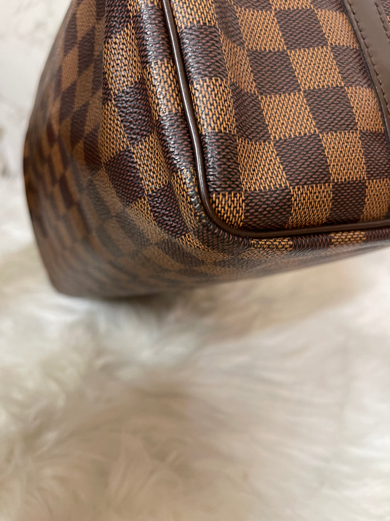 LOUIS VUITTON Speedy 30 Bandoulière Damier Ebene Canvas