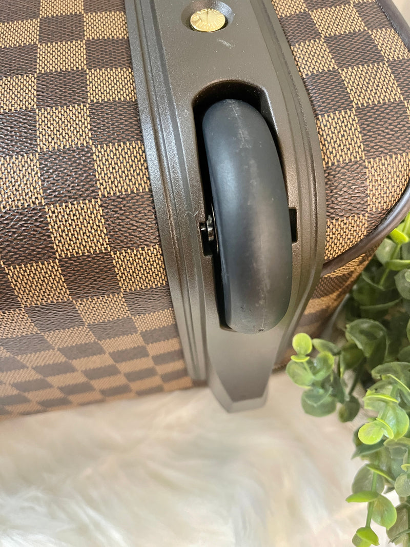 LOUIS VUITTON Damier Ebene Canvas Pegase 45 Luggage