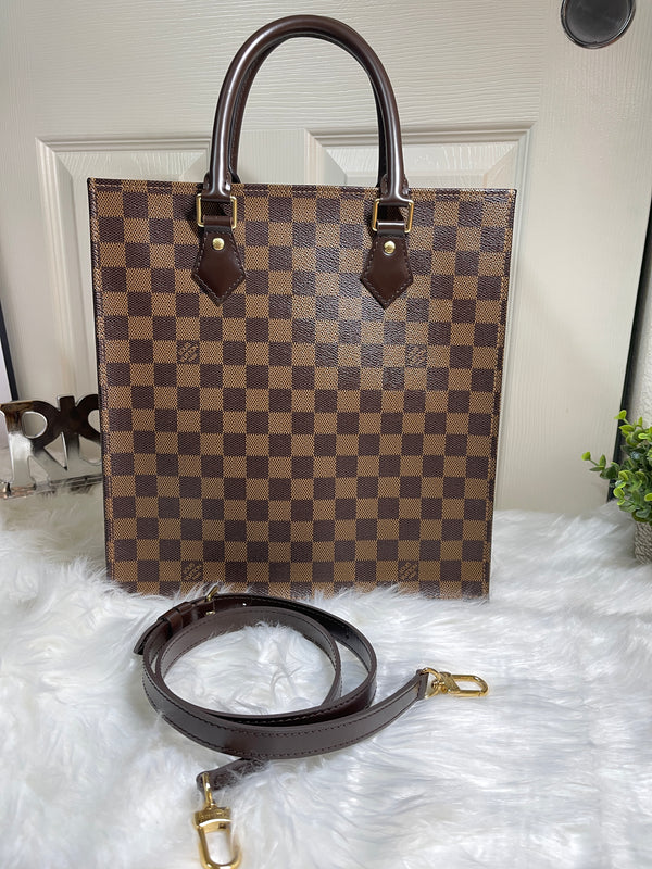 LOUIS VUITTON Sac Plat Damier Canvas PM