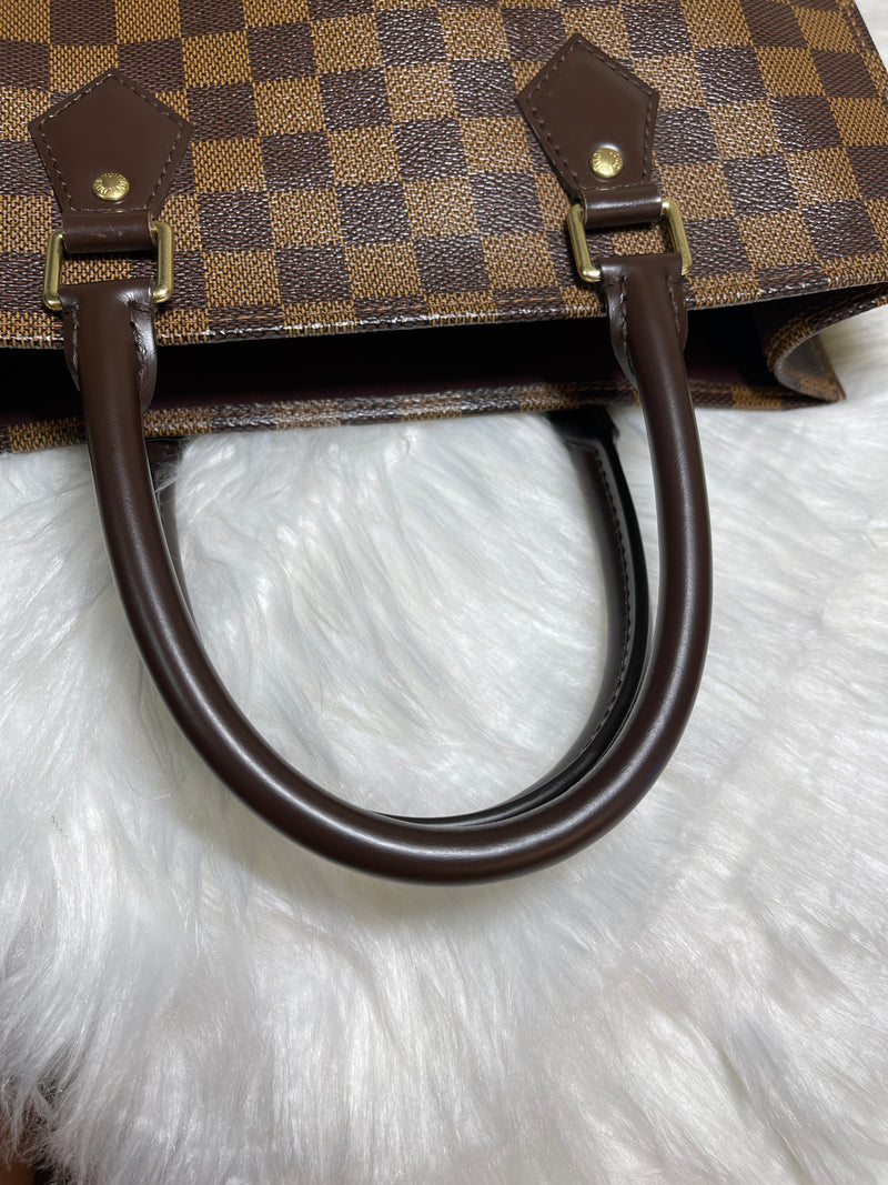 LOUIS VUITTON Sac Plat Damier Canvas PM