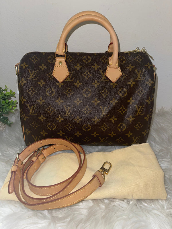 Louis Vuitton Speedy 30 Bandoulière Monogram