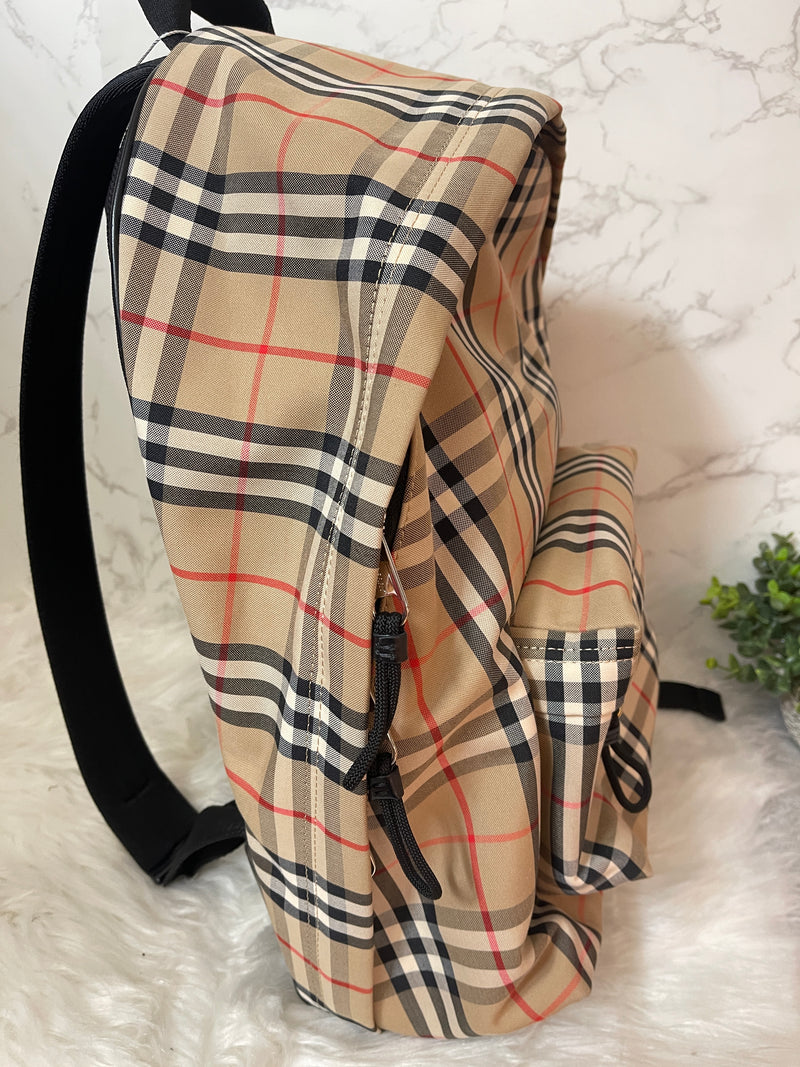 BURBERRY Vintage Check Nylon Backpack