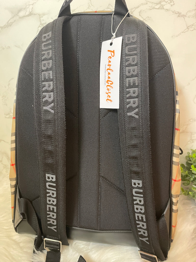 BURBERRY Vintage Check Nylon Backpack