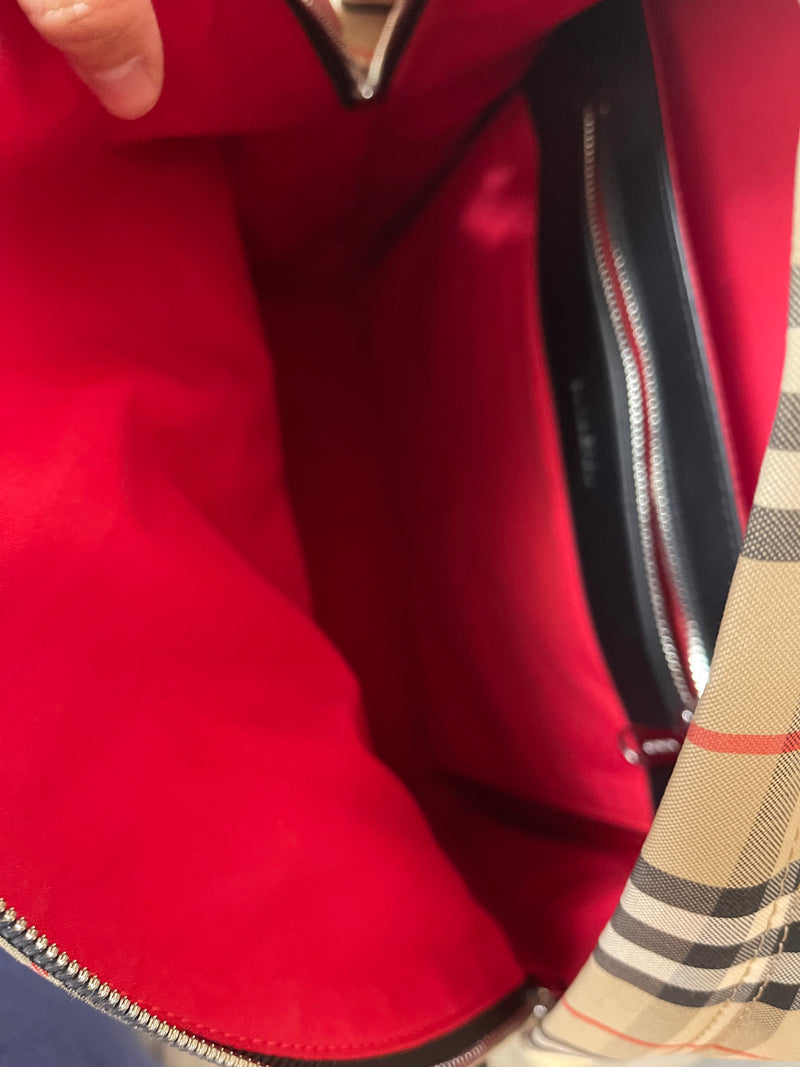 BURBERRY Vintage Check Nylon Backpack