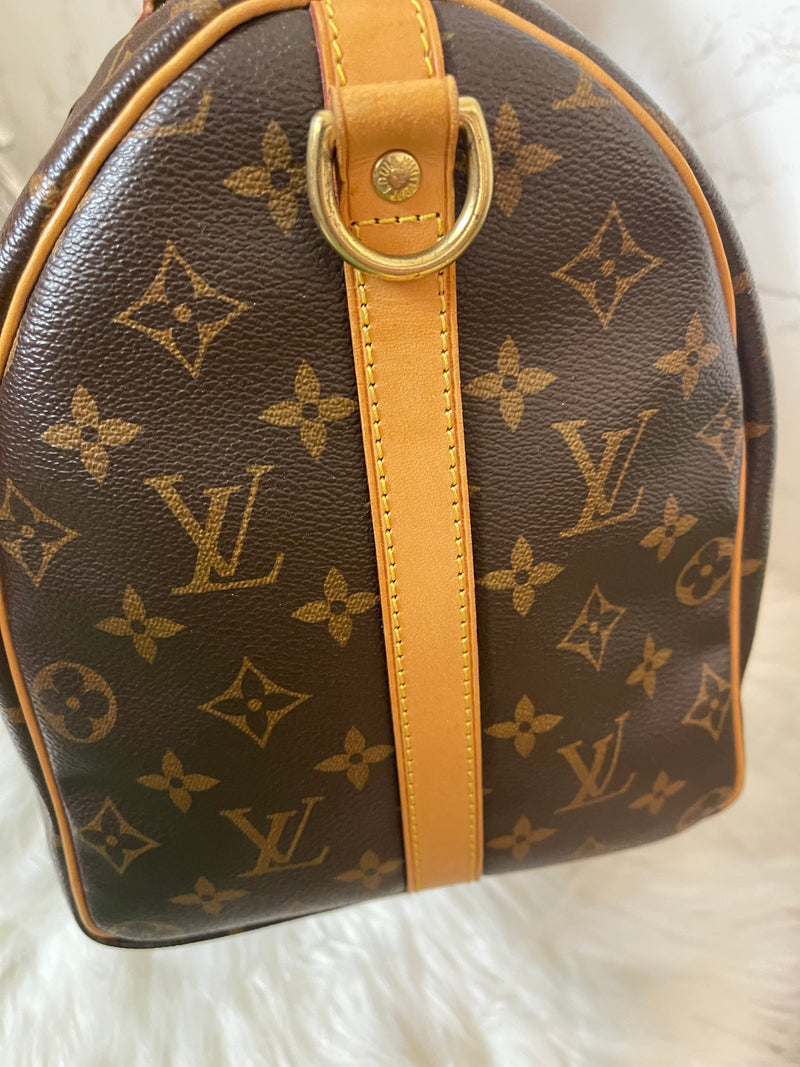 LOUIS VUITTON Monogram Bandoulière Speedy 35