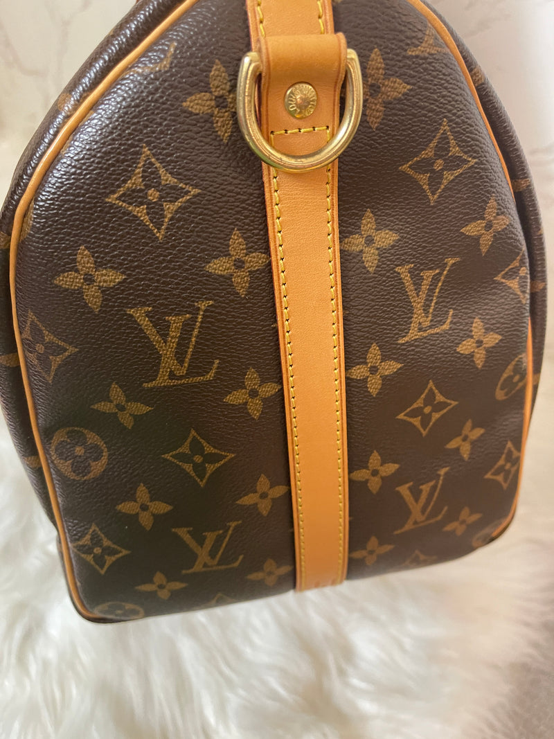 LOUIS VUITTON Monogram Bandoulière Speedy 35