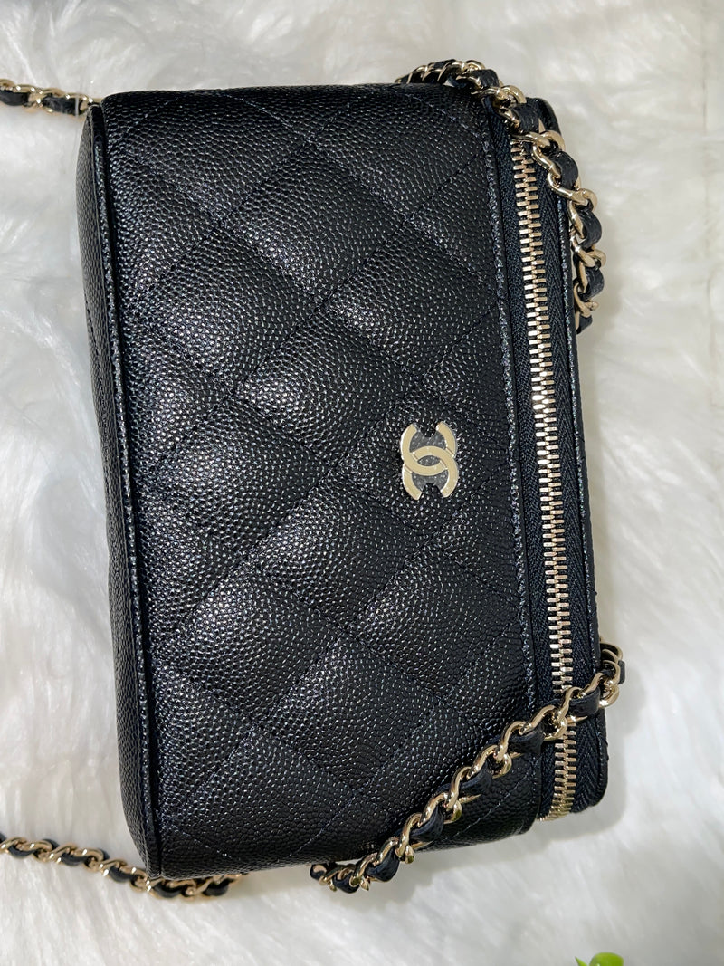 CHANEL Caviar Vanity Case (BRAND NEW 2022)