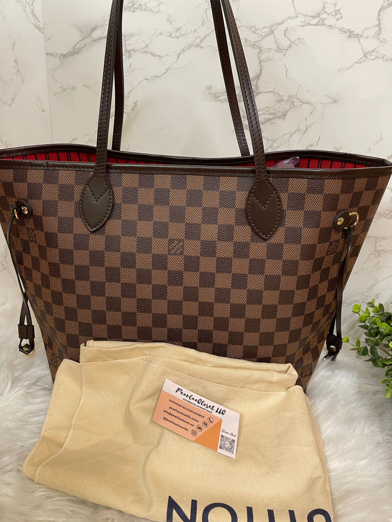 LOUIS VUITTON Damier Ebene Neverfull MM