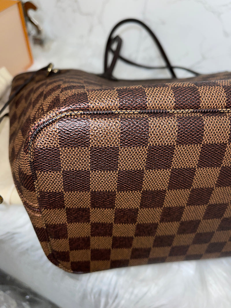 LOUIS VUITTON Damier Ebene Neverfull MM